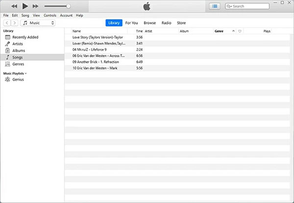 transfer music from itunes to flash drive
