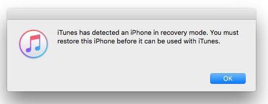 restore iphone in recovery mode