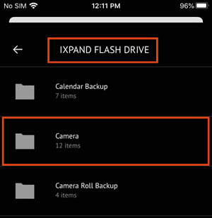 transfer pictures from usb to iphone with ixpand drive app