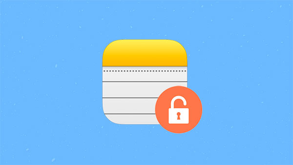 how to lock notes on iphone