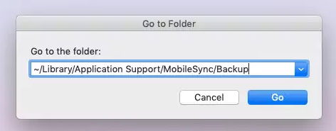 locate itunes backup folder on mac