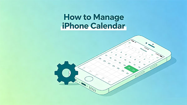 manage iphone calendar