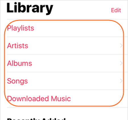 restore music from icloud to iphone via apple music app