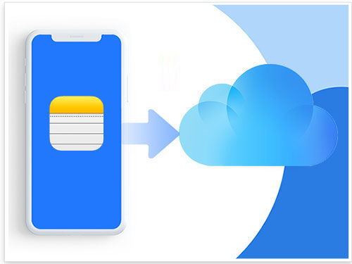 how to move notes from on my iphone to icloud