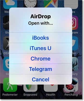 where do airdrop files go on iphone
