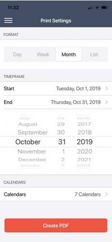 how to print calendar on ipad with pdf calendar