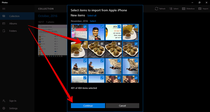 transfer video files from phone to laptop via windows photos