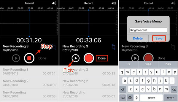 how to record a voice memo on iphone