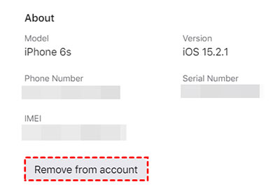 disconnect iphone from apple id