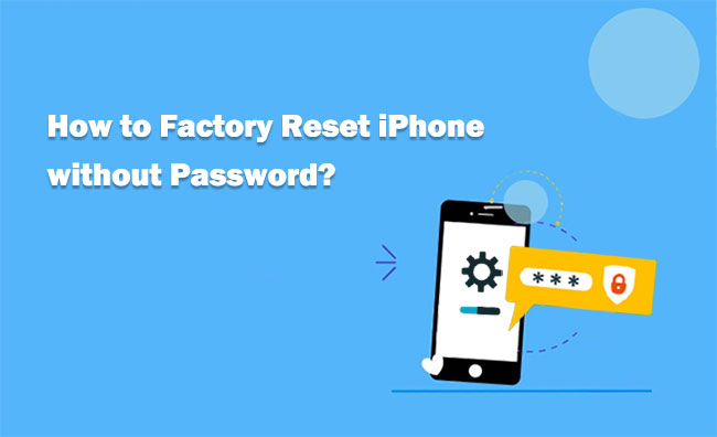 reset iphone without password