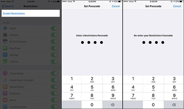 how to reset restrictions passcode on iphone if you remember it