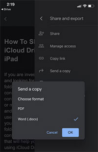 how to save google drive videos to iphone with google drive app