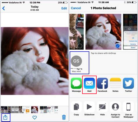 how to get photos off iphone to mac with email