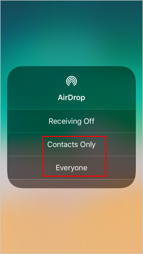 Enable AirDrop - 2