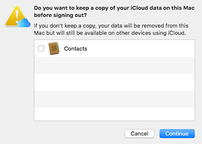sign out and sign back in icloud