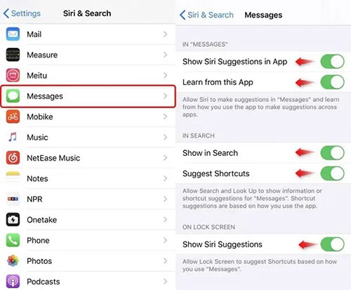 adjust search index settings