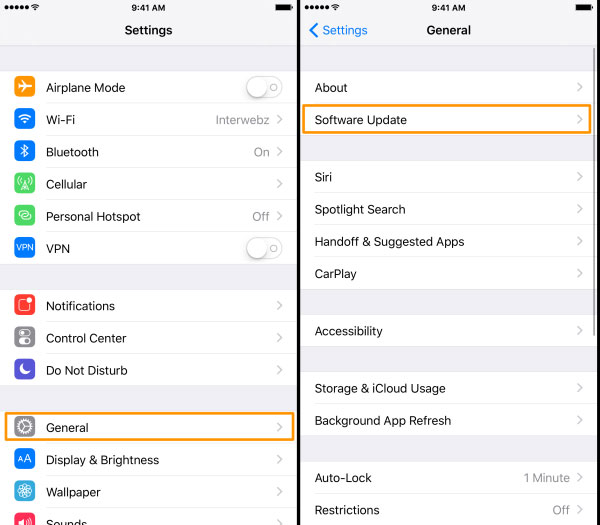 update ios to fix iphone calling on its own