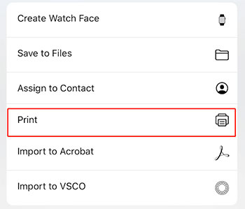 print from iphone to hp printer with airprint