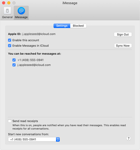 how to get text messages from iphone to mac via imessages