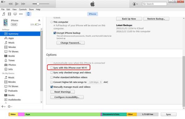 link iphone to pc wirelessly