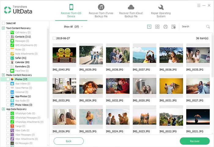 best iphone photo recovery software like tenorshare ultdata