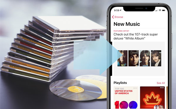 transfer music from cd to iphone