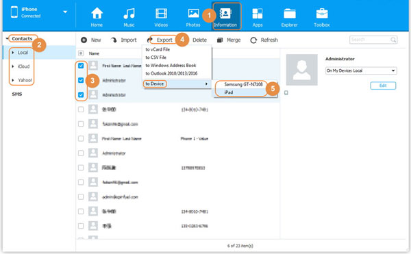 select output format