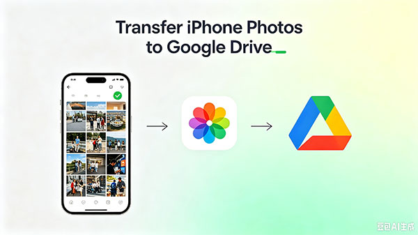 transfer iphone photos to google drive