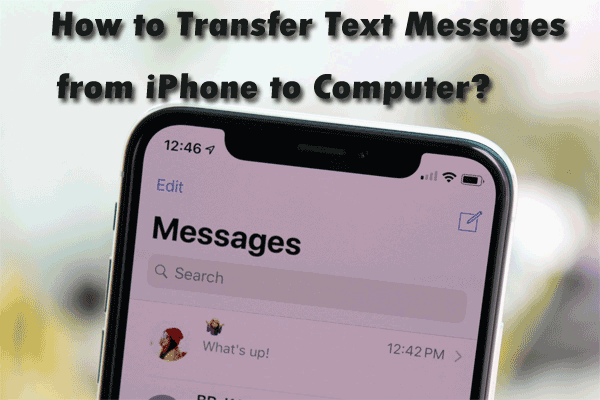 how to transfer text messages from iphone to computer