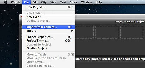 get video from iphone to mac with imovie