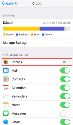 send videos  from iphone to iphone with icloud