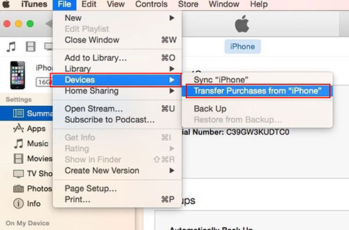 how to import music from iphone to macbook air with itunes