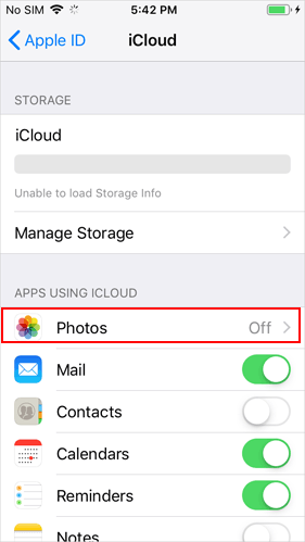 copy photos from pc to ipad with icloud photo library 3