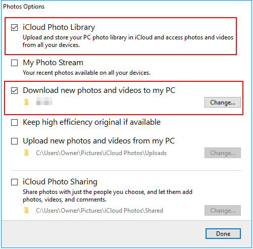 how to transfer photos from pc to iphone via icloud