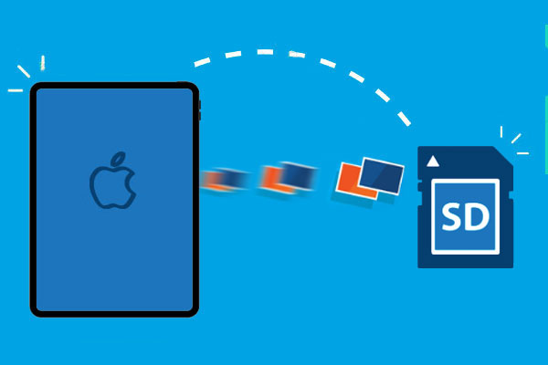 transfer photos from ipad to sd card