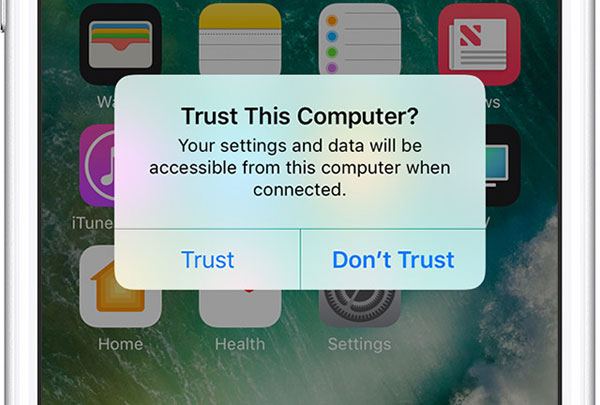 trust a computer on ipad