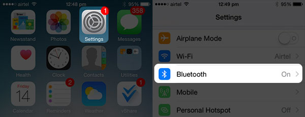 désactiver le bluetooth de l'iphone