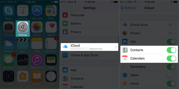 how to sync outlook calendar with iphone