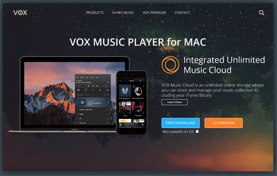 alternative to itunes for mac like vox music player