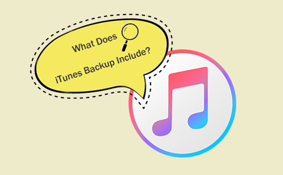 what does itunes backup include
