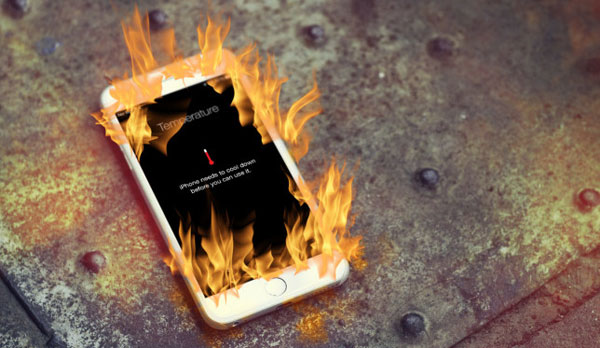 keep iphone away from heat source to fix iphone overheating when charging