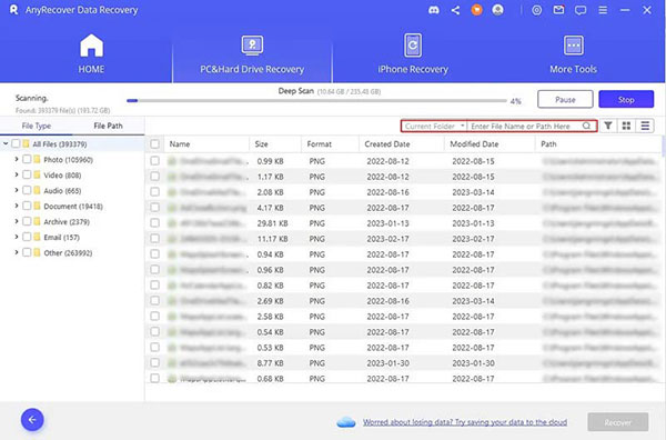 how to recover data with anyrecover