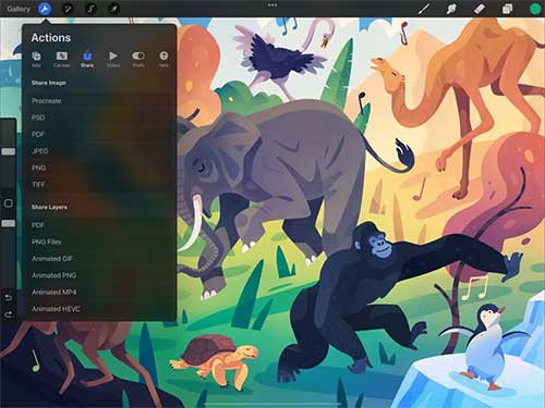 how to back up procreate files