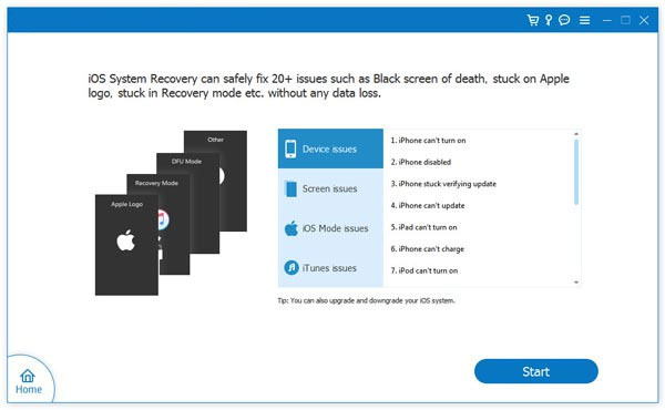 let ios system recovery detect your iphone