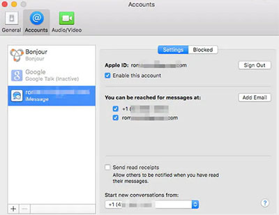 log out icloud on mac