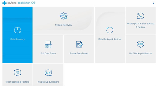 overview of drfone iphone data recovery
