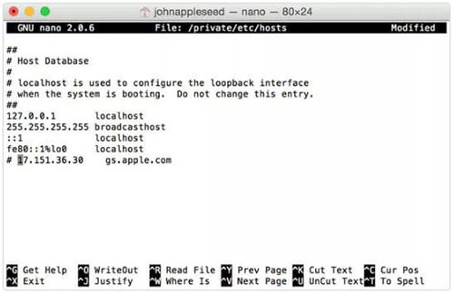 edit host files on mac