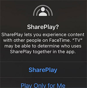 turn on shareplay to fix facetime share screen not working