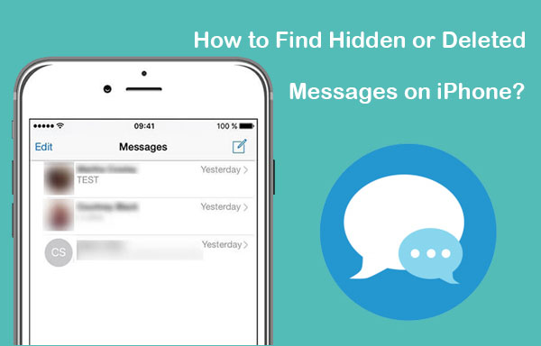 how to find hidden or deleted messages on iphone