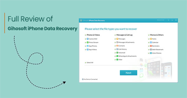 gihosoft iphone data recovery review